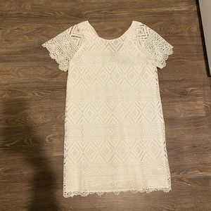 White Madewell Lace Dress